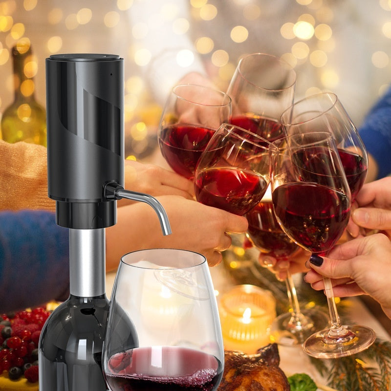 Electric Wine Aerator And Decanter Pump With One Touch Operation Gift Idea
