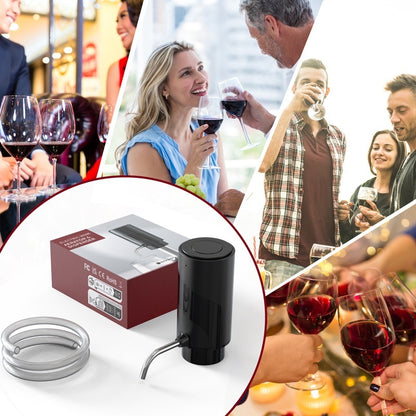 Electric Wine Aerator And Decanter Pump With One Touch Operation Gift Idea