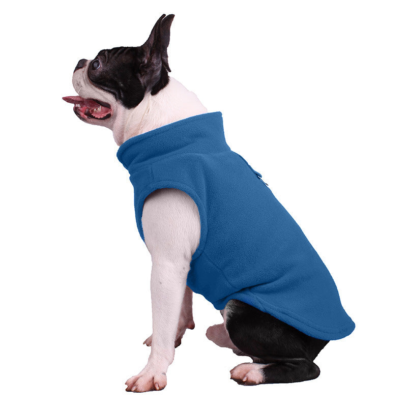 Polar Fleece Pet Sweater For Dogs And Cats Multiple Colors XL