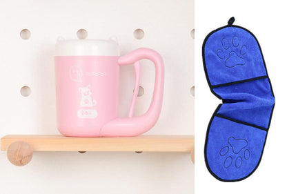 Paw Washer Cup – 360° Pet Paw Cleaning Tool with Soft Silicone Brush