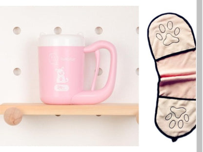 Paw Washer Cup – 360° Pet Paw Cleaning Tool with Soft Silicone Brush