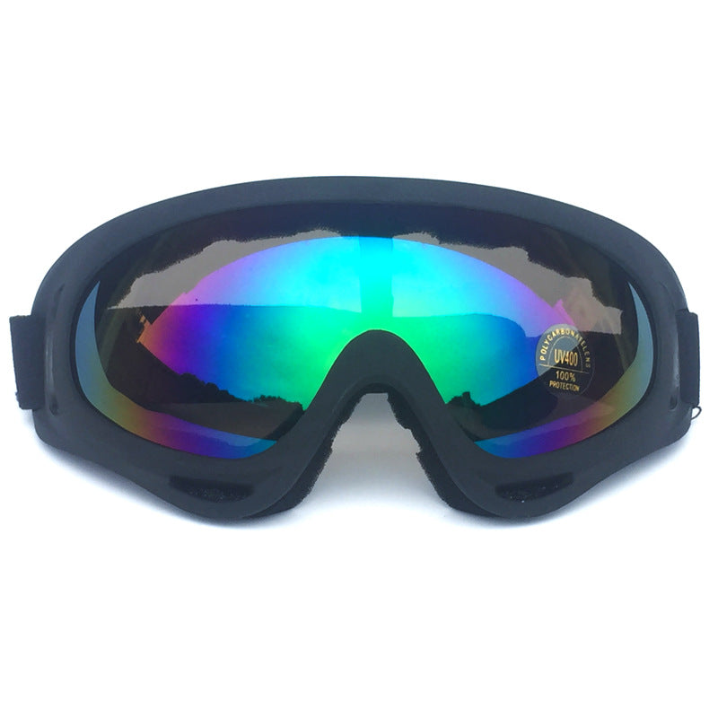 Unisex Windproof Sand Goggles For Tactical Skiing Polycarbonate Frame