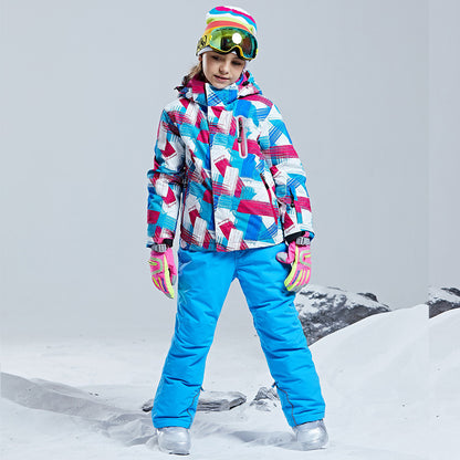 Kids Taslon Ski Shell Jacket For Snowboard And Skiing