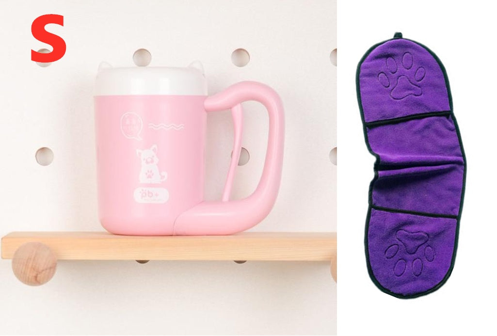 Paw Washer Cup – 360° Pet Paw Cleaning Tool with Soft Silicone Brush