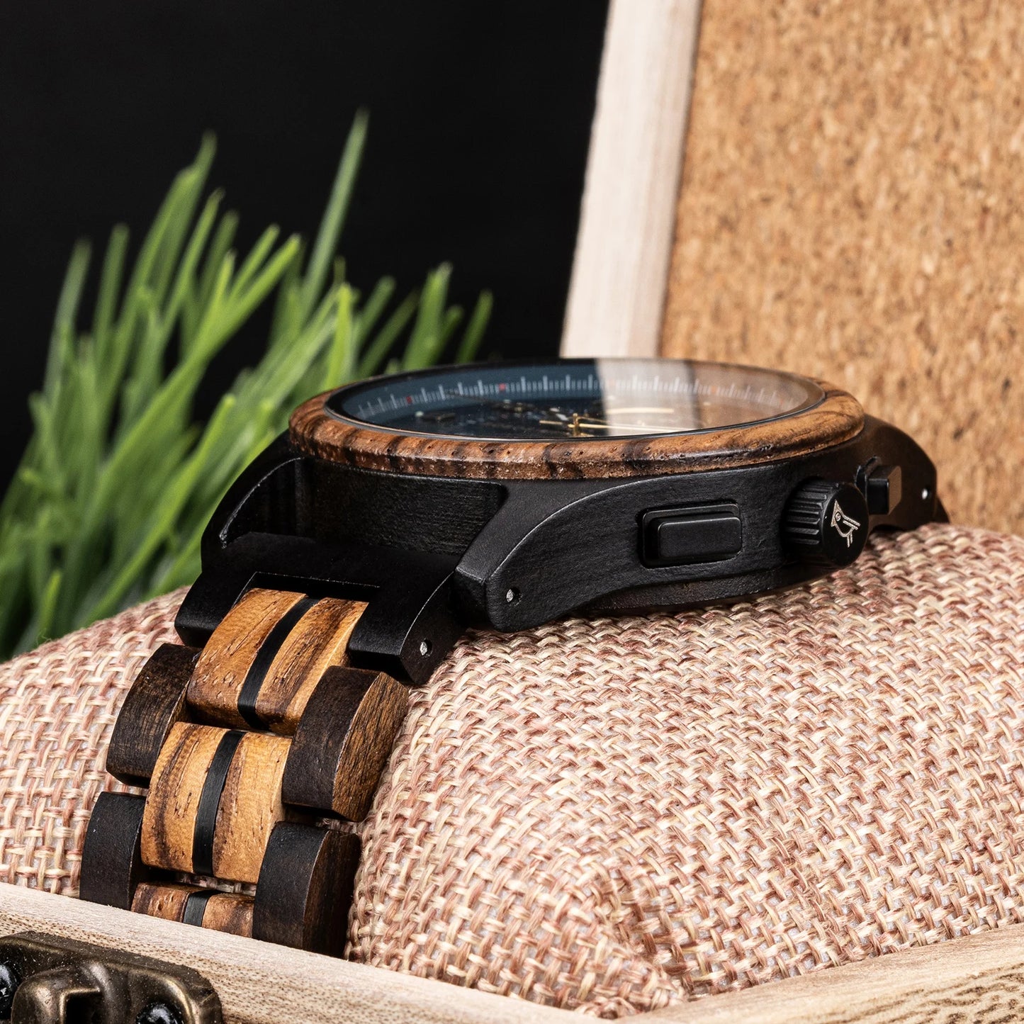 Bobo Bird Men Wooden Wristwatch Handcrafted Vintage Quartz