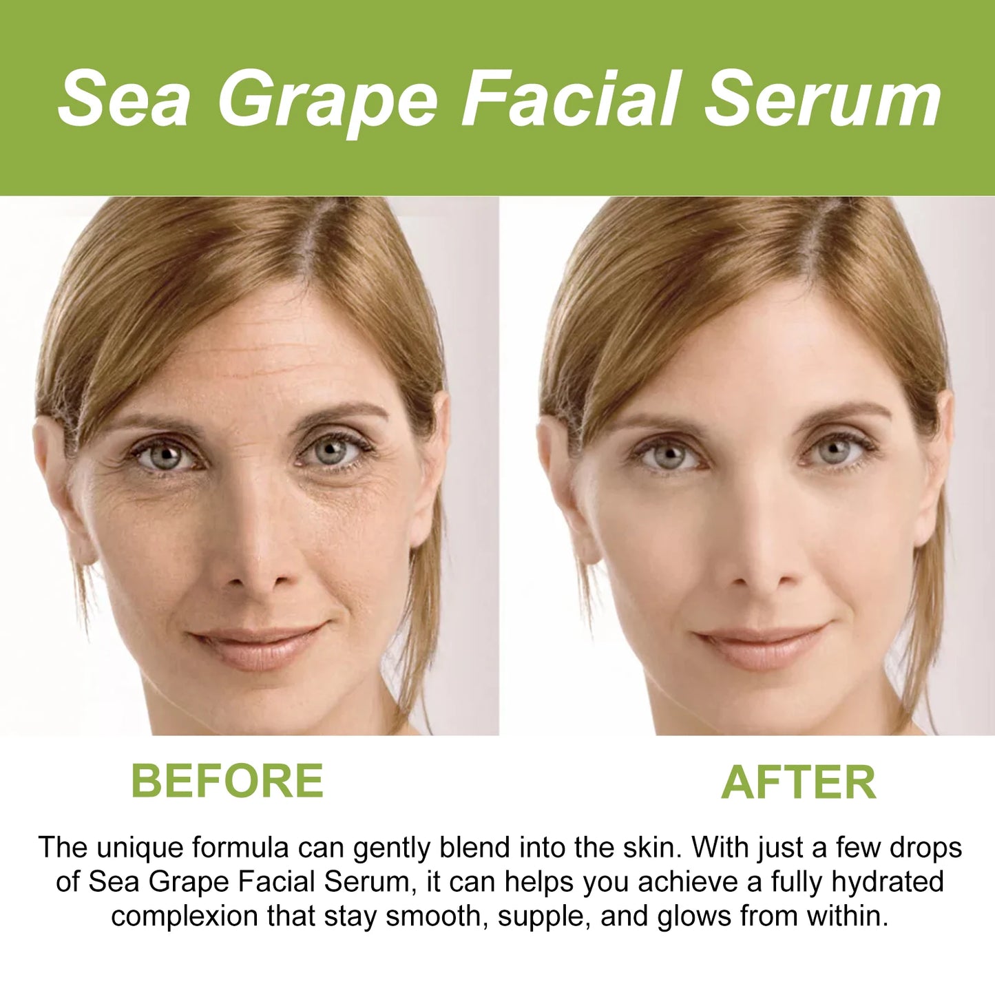 Eelhoe Sea Grape Polypeptide Facial Serum Anti Aging Moisturizing Booster