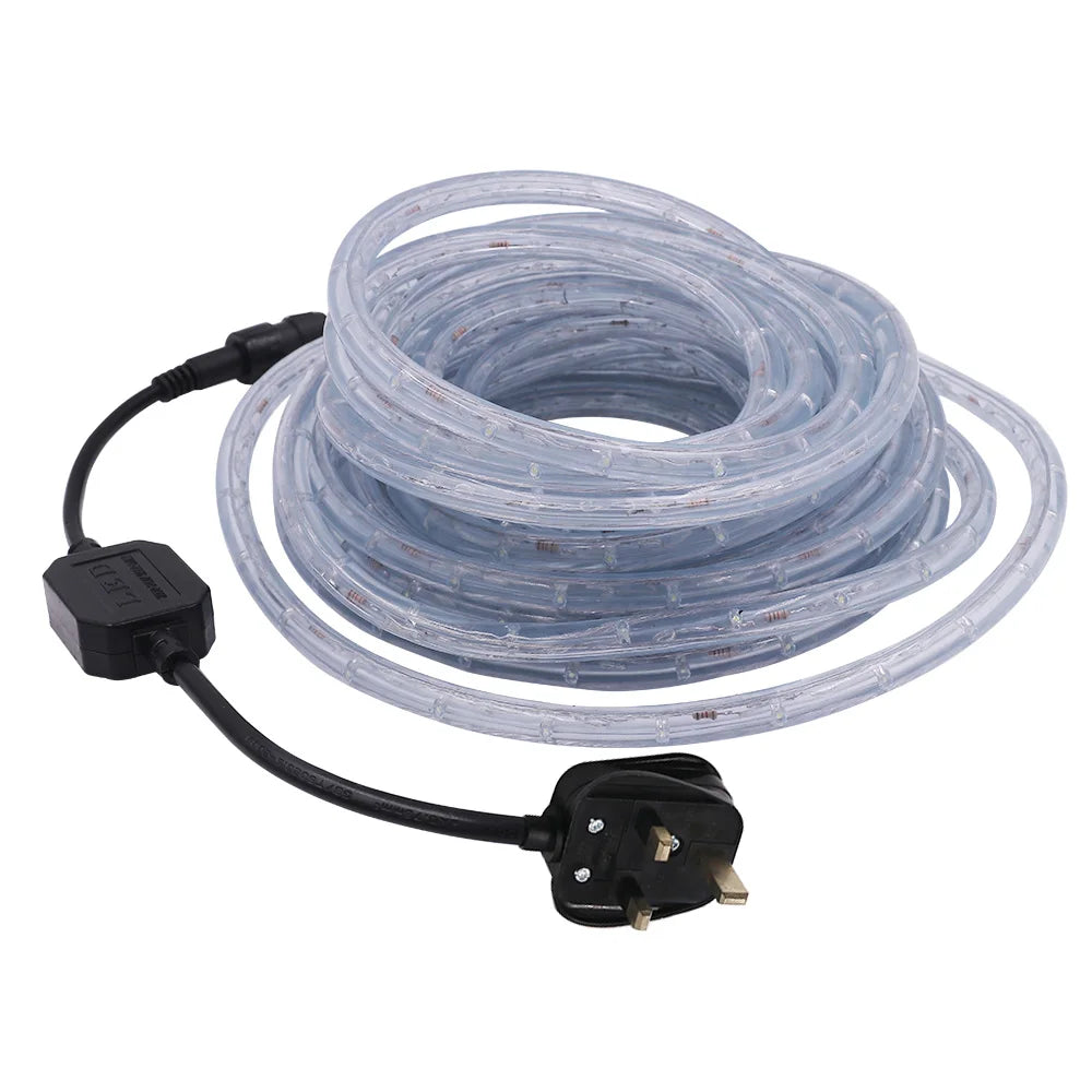 Waterproof Outdoor LED Rope Light 220V 110V Rainbow Tube For Christmas Decor