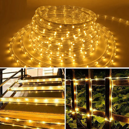 Waterproof Outdoor LED Rope Light 220V 110V Rainbow Tube For Christmas Decor