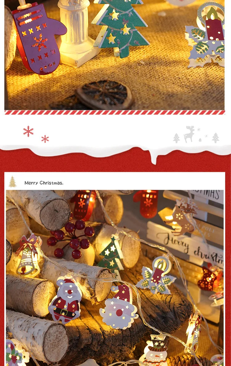 Christmas LED String Lights Fairy Light Garland For Home Decoration