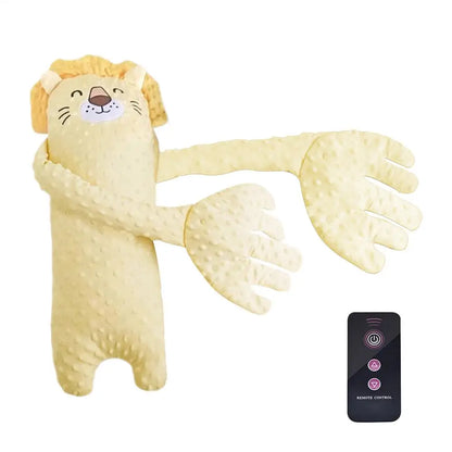 Remote Control Electric Bear Shaped Plush Baby Sleep Toy Sleep Aid Pillow