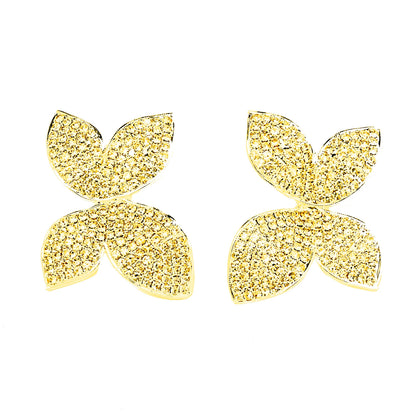 4 Piece Butterfly Flower Collar Necklace Earring Ring Set Rhinestone Jewelry For Women Bridal Open Choker Wedding