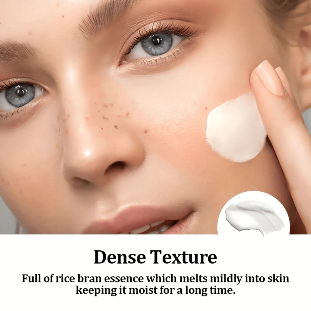 SUYARUN Korean Rice Extract Hydrating Face Cream 24H Moisture For All Skin Types