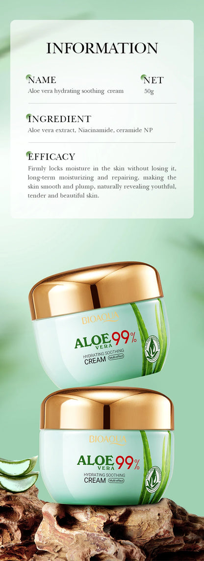 BIOAQUA Aloe Vera Skin Care Set 2 Piece Facial Cream And Eye Cream