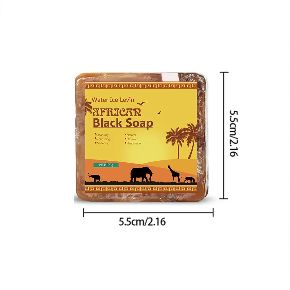 African Black Soap Acne Treatment Deep Cleansing Exfoliating Face Soap
