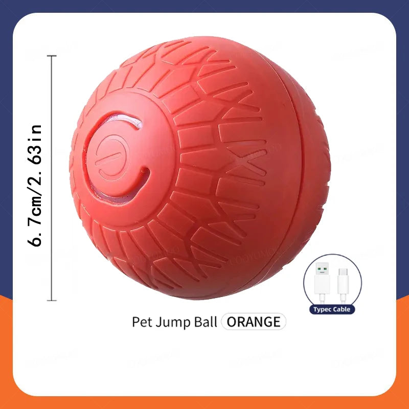 Smart Dog Toy Ball USB Rechargeable Chew Toy For Puppy To Large Dogs