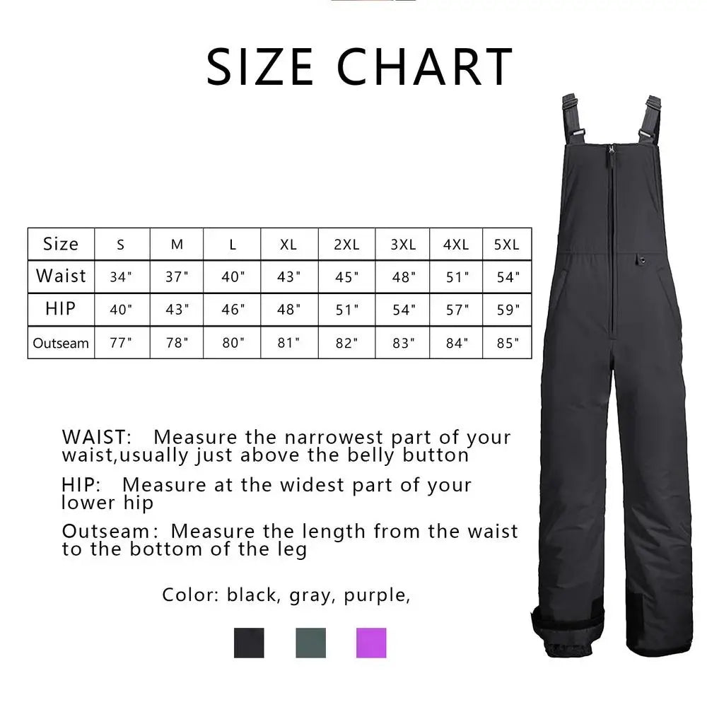Insulated Ski Bib Pants