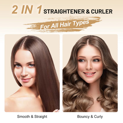 Hair Straightening Comb 240 to 420 F Negative Ion Ceramic Heating 360 Rotating