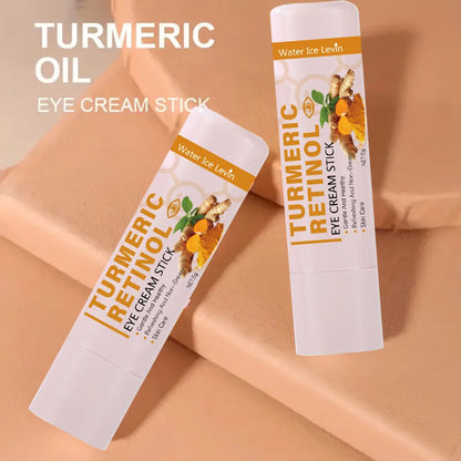 Turmeric Eye Cream Stick Anti Puffiness Dark Circles Brightening Moisturizing