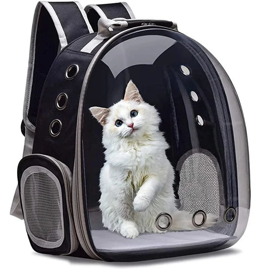 Transparent Capsule Bubble Cat Pet Carrier Backpack For Travel Small Animals