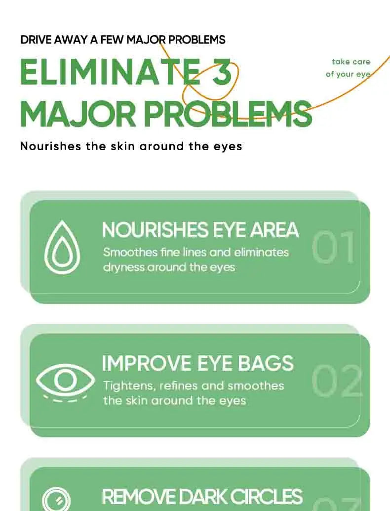 SADOER Aloe Vera Eye Cream For Dark Circles And Puffiness Moisturizing