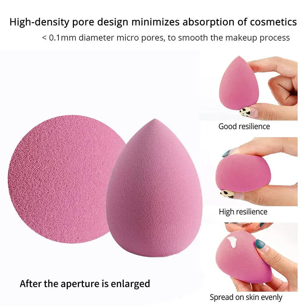 4 Or 8 Pieces Makeup Sponges Blender Beauty Egg Cosmetic Puff Foundation Sponges