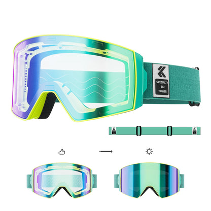 Outdoor Photochromic Ski Goggles