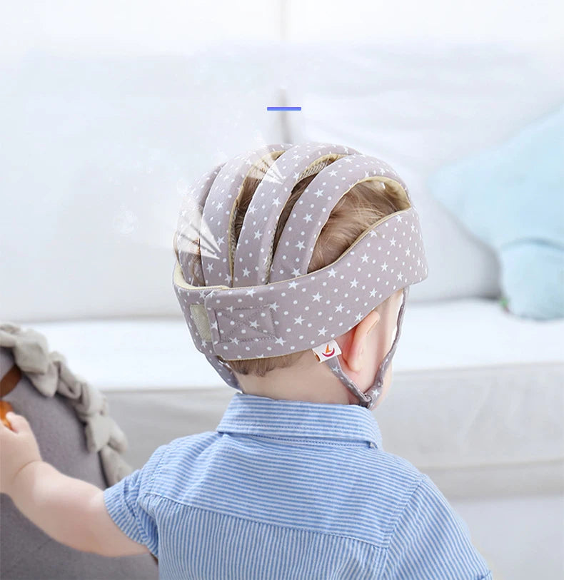 Adjustable Baby Anti Shock Helmet Cap For Newborn To 18 Months Head Protection