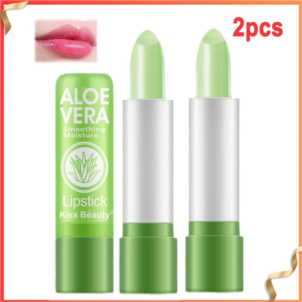 Aloe Vera Color Changing Lipstick Moisturizing Temperature Activated Lip Care