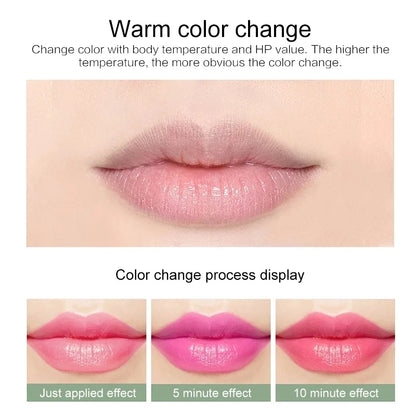 12 Piece Set 3.5G Color Changing Tinted Lip Balm Aloe Vera Long Lasting