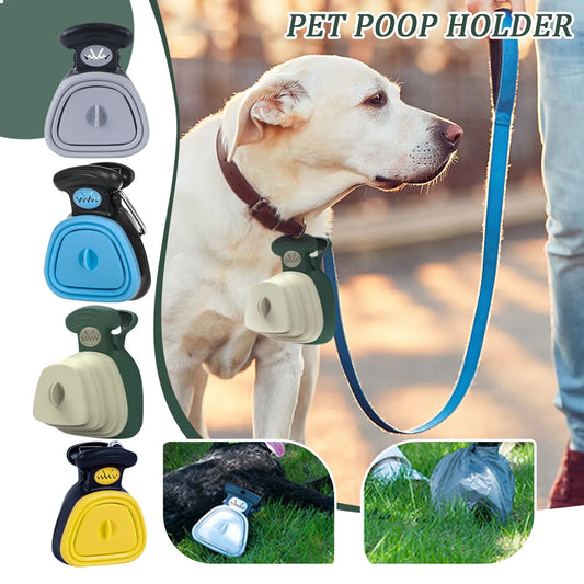 Portable Folding Dog Poop Scoop Clip For Outdoor Cleanup And Pet Cleaning