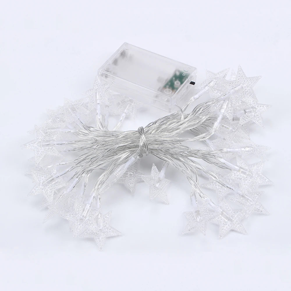 LED String Lights Outdoor Star Chain Lights Fairy Lights Christmas Decor