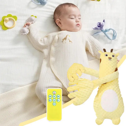 Upgraded Electric Baby Sleep Patting Doll Music Soothing Palm Remote Control