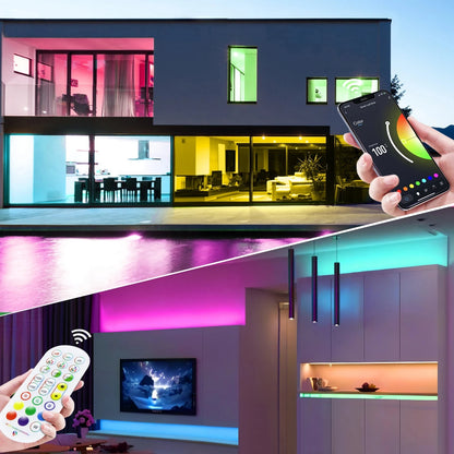 USB RGB Neon LED Strip 1m 2m 3m 5m WiFi 5V RGB Strip Compatible With Tuya Smart Life Alexa For Game Room Neon Decor