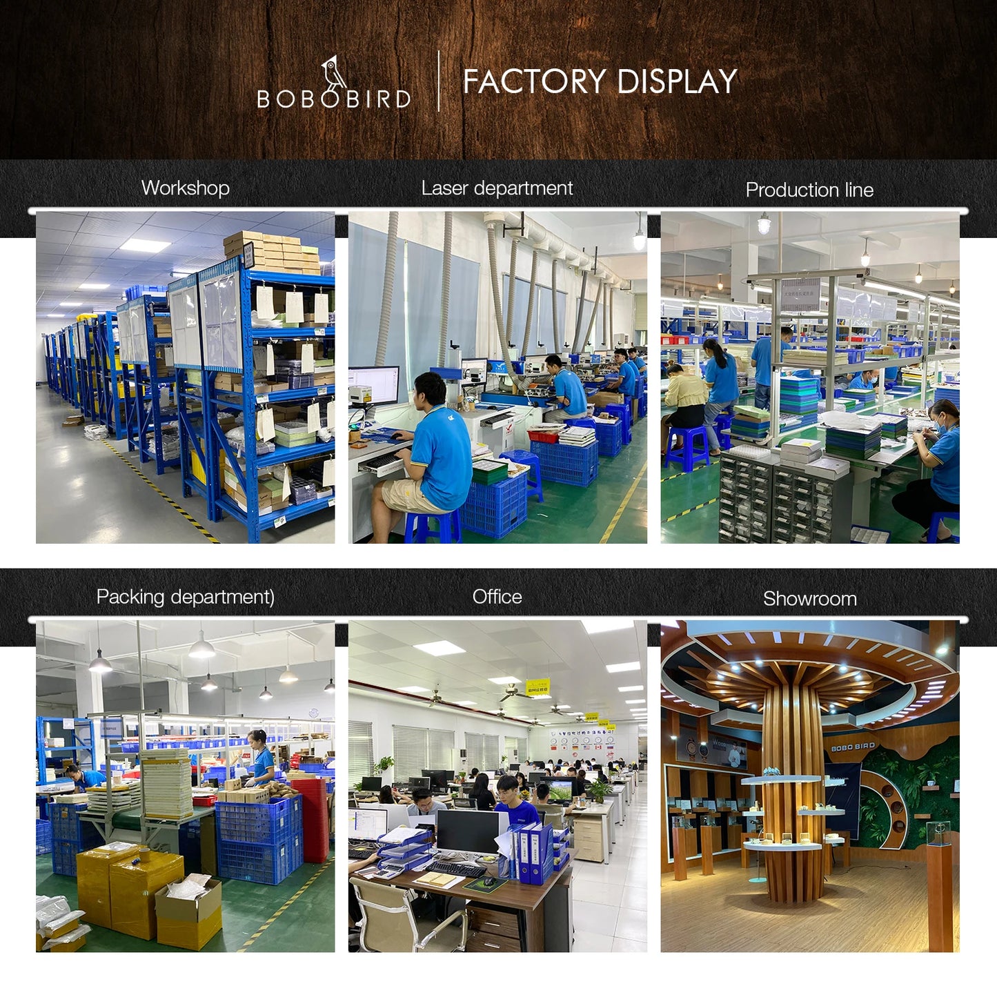 Bobo Bird Men Wooden Watch Sun Moon Display Luxury Elite