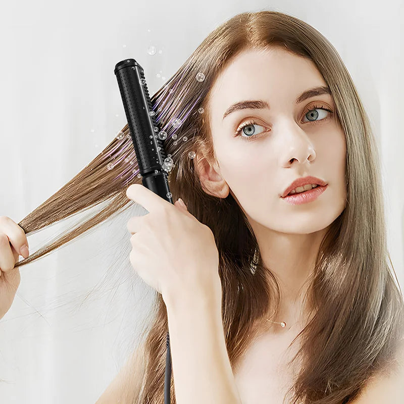 Hair Straightening Comb 240 to 420 F Negative Ion Ceramic Heating 360 Rotating