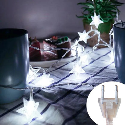LED String Lights Outdoor Star Chain Lights Fairy Lights Christmas Decor