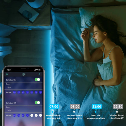 USB RGB Neon LED Strip 1m 2m 3m 5m WiFi 5V RGB Strip Compatible With Tuya Smart Life Alexa For Game Room Neon Decor