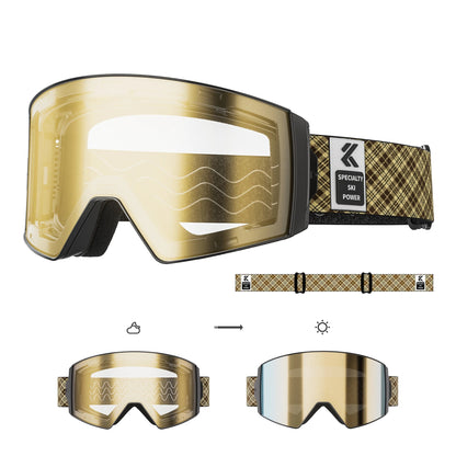 Outdoor Photochromic Ski Goggles