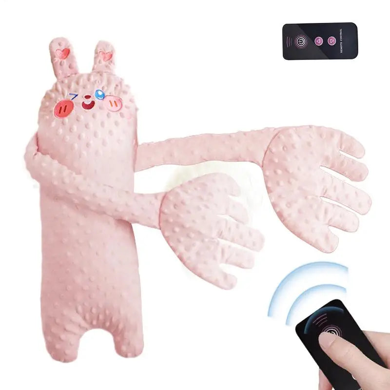 Remote Control Electric Bear Shaped Plush Baby Sleep Toy Sleep Aid Pillow