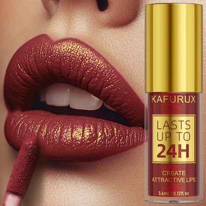 14 Colors Glitter Metallic Lip Glaze Set Waterproof Long Lasting Lip Gloss