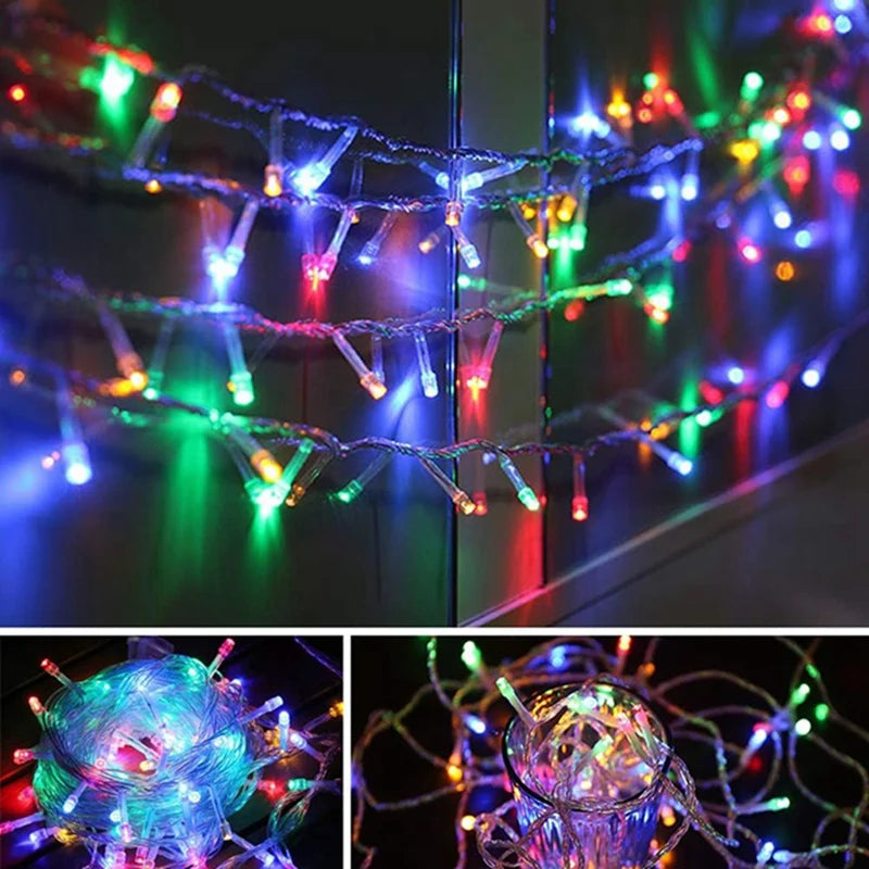 LED Battery Powered String Lights Waterproof Fairy Lights For Bedroom Garden