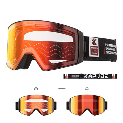 Outdoor Photochromic Ski Goggles