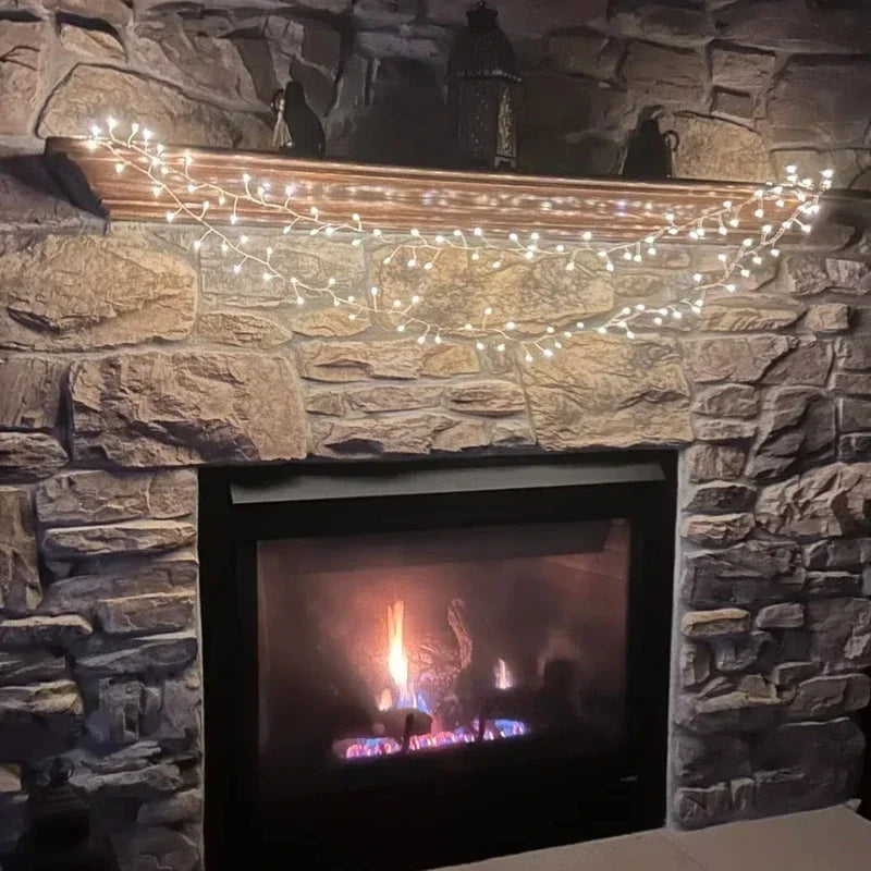 Christmas Decorations 2024 String Light Xmas Tree Hanging Ornament Diy Wreath