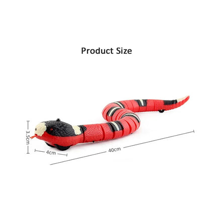 Automatic Cat Tease Toy USB Charging Snake Cat Toy For Pets