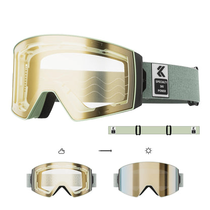 Outdoor Photochromic Ski Goggles