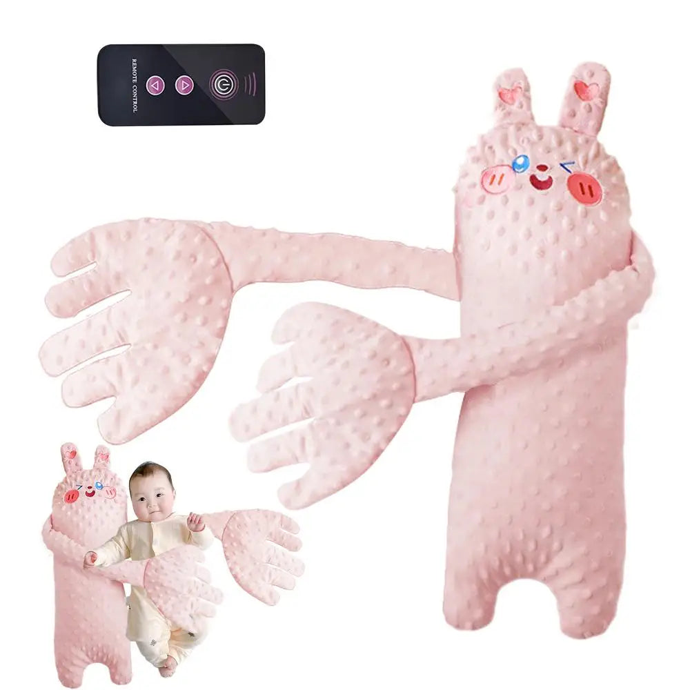Remote Control Electric Bear Shaped Plush Baby Sleep Toy Sleep Aid Pillow