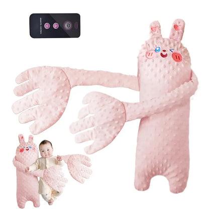 Remote Control Electric Bear Shaped Plush Baby Sleep Toy Sleep Aid Pillow