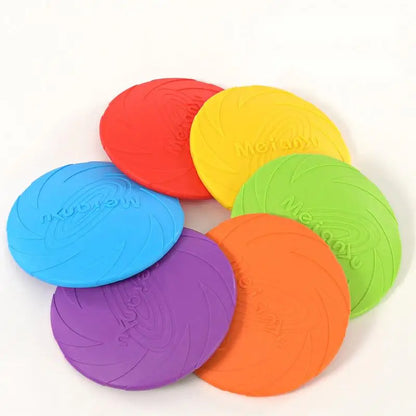 OUZEY Bite Resistant Flying Disc for Dogs Outdoor Interactive Training Toy