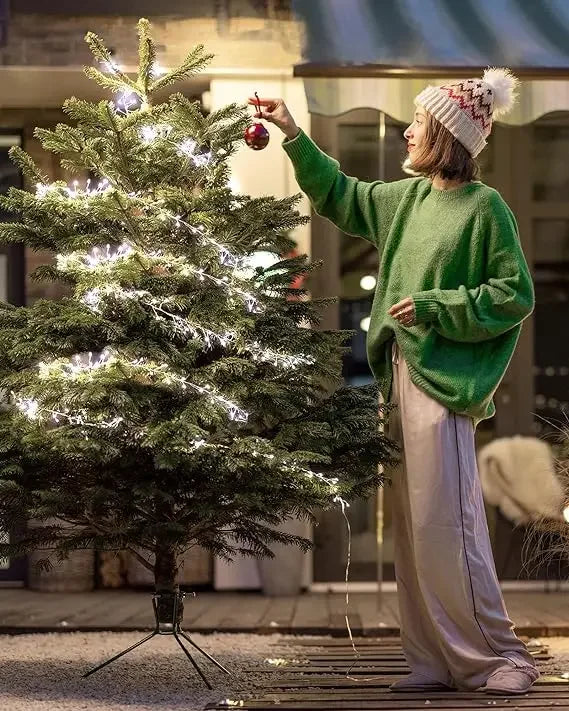 Christmas Decorations 2024 String Light Xmas Tree Hanging Ornament Diy Wreath