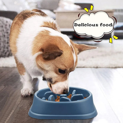Slow Feeder Dog Puzzle Bowl Non Slip Anti Gulping For Medium And Small Dogs
